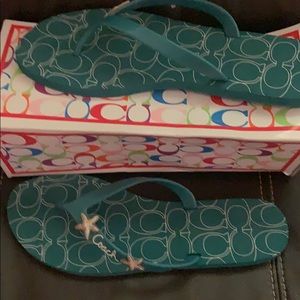 Coach cortez jelly teal size 10